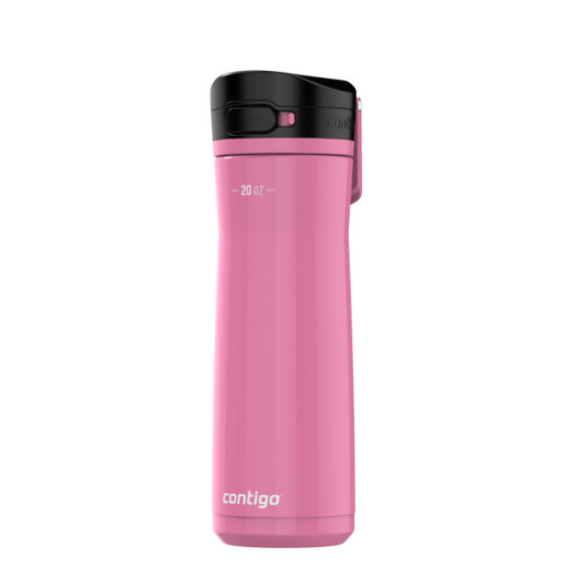 Contigo Jackson Chill 2.0 Water Bottle with AUTOPOP Lid, 20 oz (591 mL), Azalea
