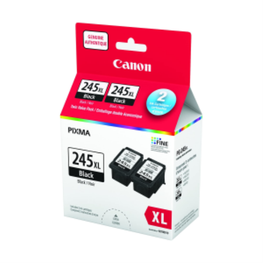 Ensemble d’encre Canon PG-245XL/CL-246XL — noir et couleur, haute capacité (8278B010)