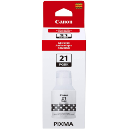 Bouteille d’encre Canon GI-21 — noir pigment (4526C001)