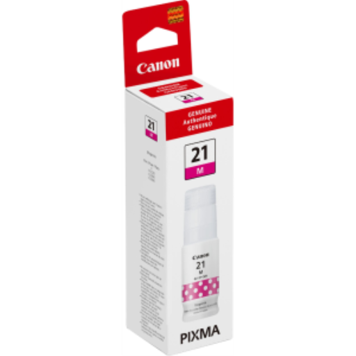 Bouteille d’encre Canon GI-21 — magenta (4538C001)