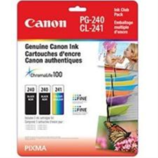 Ensemble d’encre Canon PG-240/CL-241 — noir et couleur (5207B005)