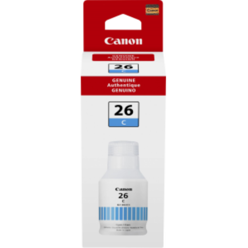 Bouteille d’encre Canon GI-26 — cyan