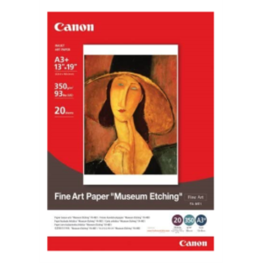 Papier photo Canon — fa me1 13 x 19 a3 fine art paper museum etching 20 feuilles pkg