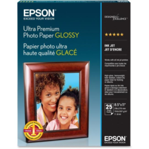 Papier photo Epson — ultra premium papier photo brillant letter 25 s