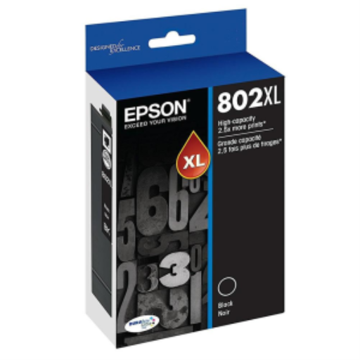 Cartouche d’encre Epson T802XL120-S — noir, haute capacité