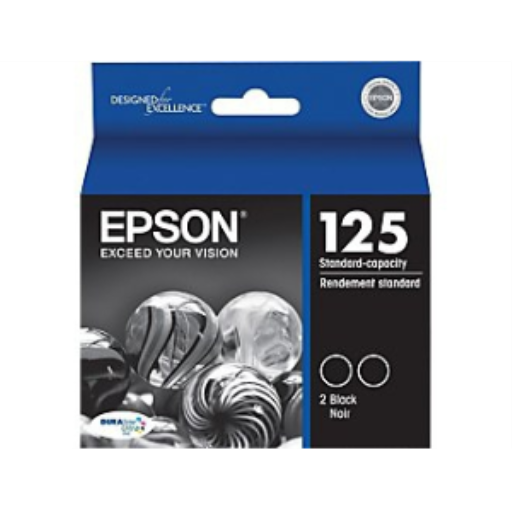 T125120D2 Epson 125 Black Original Ink Cartridge
