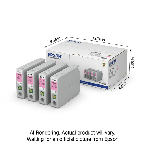 Cartouche d’encre Epson T80060V — magenta clair vif, rendement standard, 700 ml