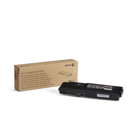 Toner Xerox 106R02747 — noir, 12 000 pages, haute capacité, pour WorkCentre 6655, WorkCentre 6655i