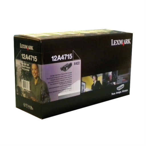 Toner Lexmark 12A4715 — 12K pages, haute capacité, pour X422