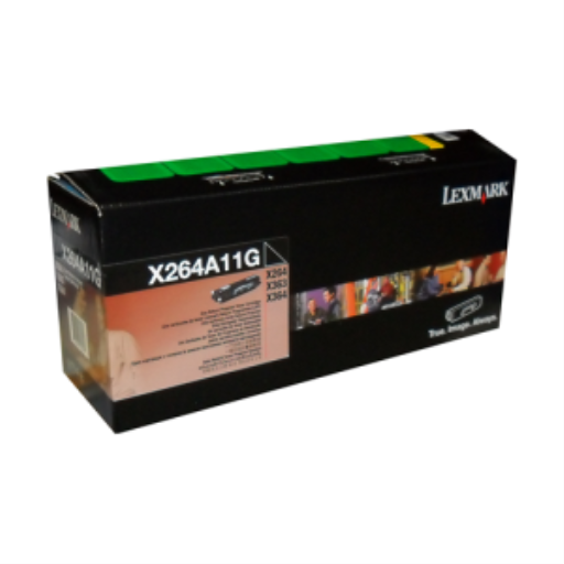 Toner Lexmark X264A11G — 3,5K pages, programme de retour, pour X264