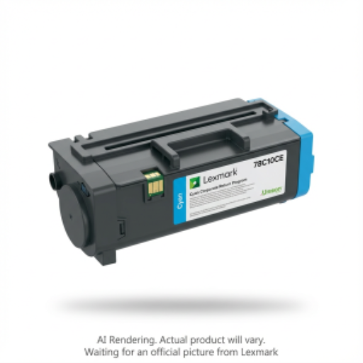 Toner Lexmark 78C10CE — cyan, 1,4K pages, corporate