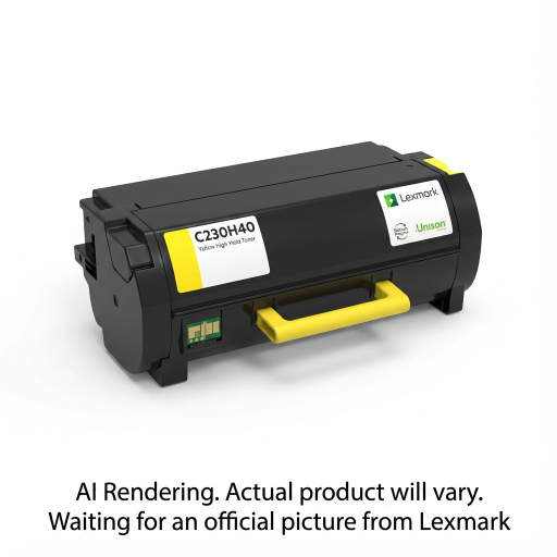 Toner Lexmark — jaune — compatible Lexmark C2325dw, Lexmark MC2325adw, haute capacité, C230H40