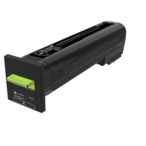 Toner Lexmark — noir — compatible Lexmark CS820, Lexmark CX820, Lexmark CX825, Lexmark CX860, 8K pages, programme de retour, 72K10K0