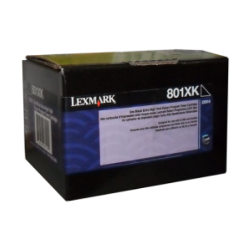 Toner Lexmark — noir — compatible Lexmark CX510, 8K pages, programme de retour, 80C1XK0
