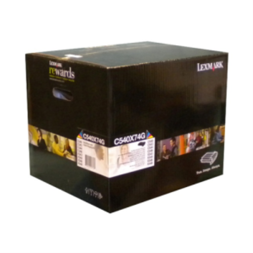 Unité d'imagerie Lexmark — Noir et couleur — compatible Lexmark C54x, Lexmark X54x, 30K pages, C540X74G
