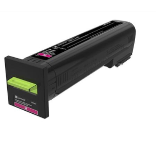 Toner Lexmark — magenta — compatible Lexmark CS820, Lexmark CX820, Lexmark CX825, Lexmark CX860, 22K pages, programme de retour, 72K1XM0
