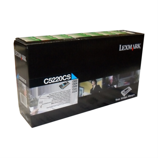 Toner Lexmark — cyan — compatible Lexmark C522, Lexmark C524, Lexmark C530, Lexmark C532 et plus, 3K pages, programme de retour, C5220CS