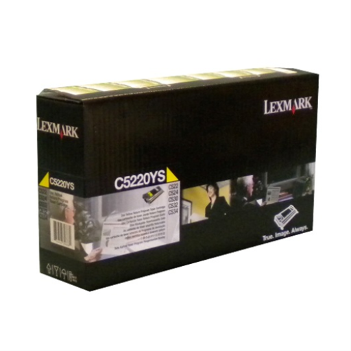 Toner Lexmark — jaune — compatible Lexmark C522, Lexmark C524, Lexmark C530, Lexmark C532 et plus, 3K pages, programme de retour, C5220YS