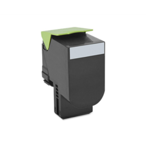 Toner Lexmark — noir — compatible Lexmark CX310, Lexmark CX410, Lexmark CX510, 2,5K pages, 80C0S10