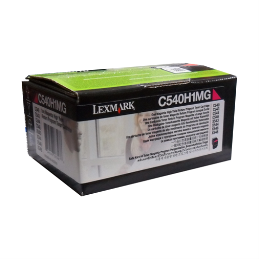 Toner Lexmark — magenta — compatible Lexmark C54x, Lexmark X54x, 2K pages, programme de retour, C540H1MG
