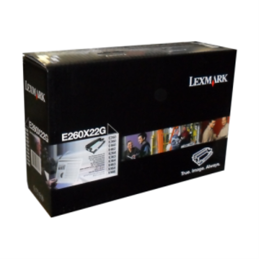 Unité d'imagerie Lexmark — compatible Lexmark E26x, Lexmark E36x, Lexmark E46x, Lexmark X26x et plus, 30K pages, E260X22G