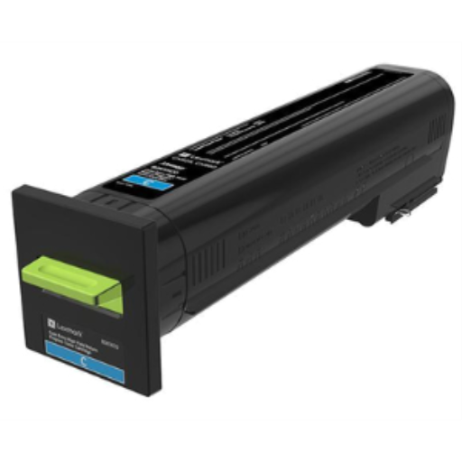 Toner Lexmark — cyan — compatible Lexmark CX825, Lexmark CX860, très haute capacité, 82K1XC0