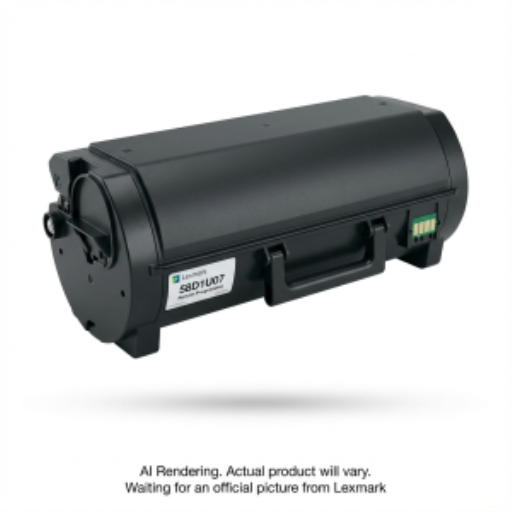 Toner Lexmark — compatible Lexmark MS725, Lexmark MS823, Lexmark MS825, Lexmark MS826 et plus, 55K pages, programme de retour, 58D1U07