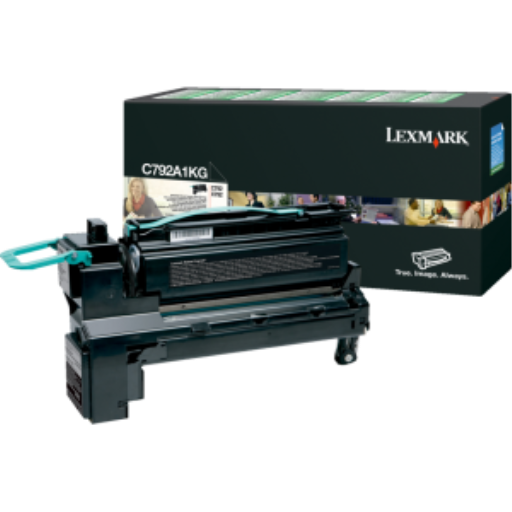 Toner Lexmark — noir — compatible Lexmark C792, Lexmark X792, 6K pages, programme de retour, C792A1KG