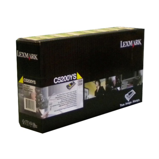 Toner Lexmark — jaune — compatible Lexmark C520, Lexmark C530, 1,5K pages, programme de retour, C5200YS