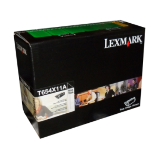 Toner Lexmark — compatible Lexmark T654, Lexmark T656, Lexmark X654, Lexmark X656 et plus, 36K pages, programme de retour, T654X11A