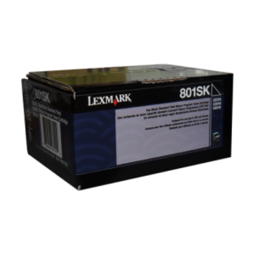 Toner Lexmark — noir — compatible Lexmark CX310, Lexmark CX410, Lexmark CX510, 2,5K pages, programme de retour, 80C1SK0
