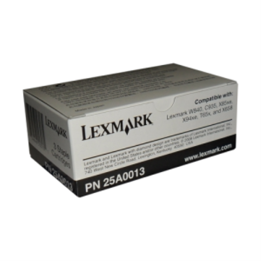 Agrafes de finisseur Lexmark — 15K pages (25A0013)