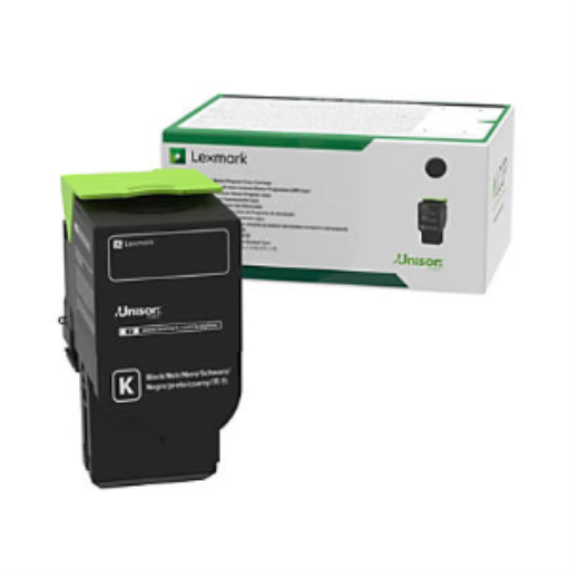 Toner Lexmark — noir — compatible Lexmark C2325, Lexmark C2425, Lexmark C2535, Lexmark MC2325 et plus, 1K pages, programme de retour, C2310K0