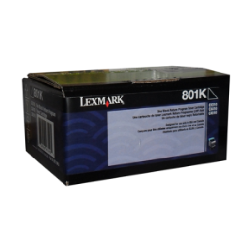 Toner Lexmark — noir — compatible Lexmark CX310, Lexmark CX410, Lexmark CX510, 1K pages, programme de retour, 80C10K0