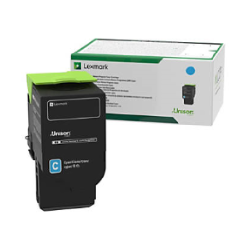 Toner Lexmark — cyan — compatible Lexmark C2425, Lexmark C2535, Lexmark MC2425, Lexmark MC2535 et plus, 3,5K pages, programme de retour, C241XC0