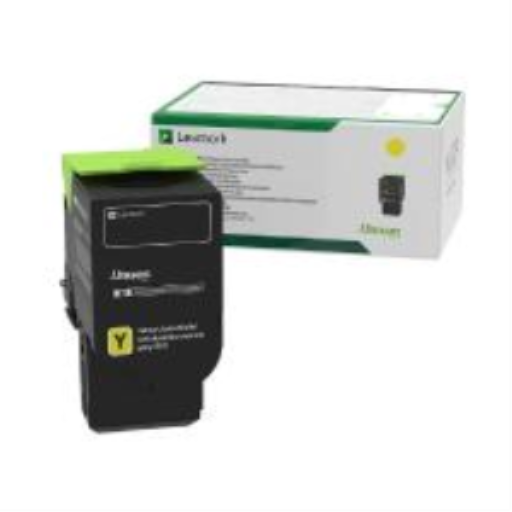 Toner Lexmark — jaune — compatible Lexmark CS421, Lexmark CS52x, Lexmark CS62x, Lexmark CX421 et plus, 1,4K pages, programme de retour, 78C10Y0