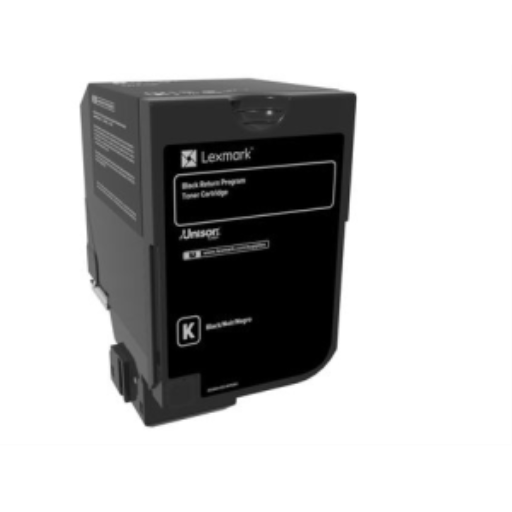 Toner Lexmark — noir — compatible Lexmark CS720, Lexmark CS725, Lexmark CX725, 3K pages, programme de retour, 74C10K0