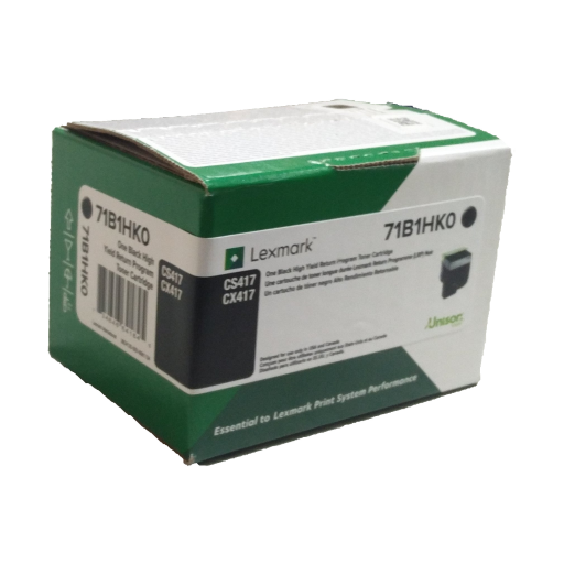 Toner Lexmark — noir — compatible Lexmark CS517, Lexmark CX517, 8K pages, programme de retour, 71B1XK0