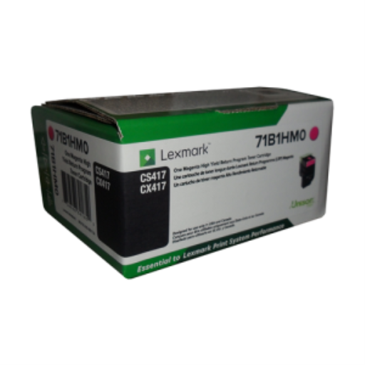 Toner Lexmark — magenta — compatible Lexmark CS417, Lexmark CS517, Lexmark CX417, Lexmark CX517, 3,5K pages, programme de retour, 71B1HM0