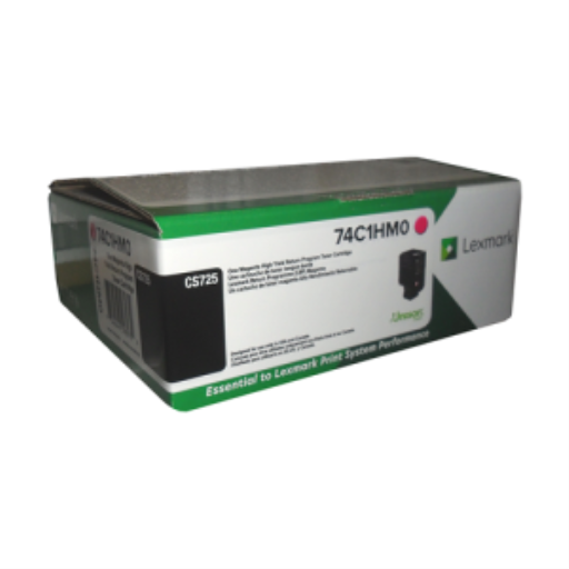 Toner Lexmark — magenta — compatible Lexmark CS725, Lexmark CX725, 12K pages, programme de retour, 74C1HM0