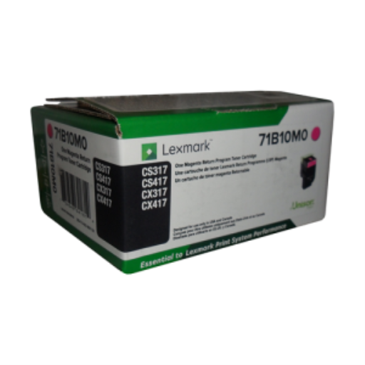 Toner Lexmark — magenta — compatible Lexmark CS317, Lexmark CS417, Lexmark CS517, Lexmark CX317 et plus, 2,3K pages, programme de retour, 71B10M0