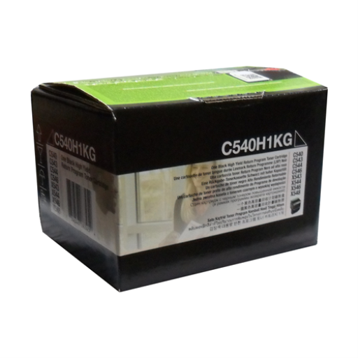 Toner Lexmark — noir — compatible Lexmark C54x, Lexmark X54x, 2,5K pages, programme de retour, C540H1KG