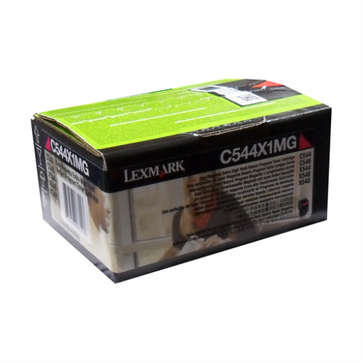 Toner Lexmark — magenta — compatible Lexmark C544, Lexmark C546, Lexmark X544, Lexmark X546 et plus, 4K pages, programme de retour, C544X1MG