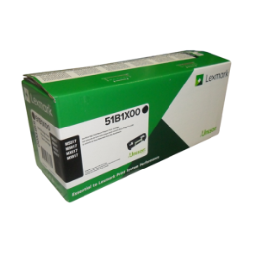 Toner Lexmark — compatible Lexmark MS517, Lexmark MS617, Lexmark MX517, Lexmark MX617, 20K pages, programme de retour, 51B1X00