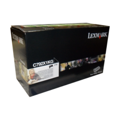 Toner Lexmark — noir — compatible Lexmark C792, Lexmark X792, 20K pages, programme de retour, C792X1KG