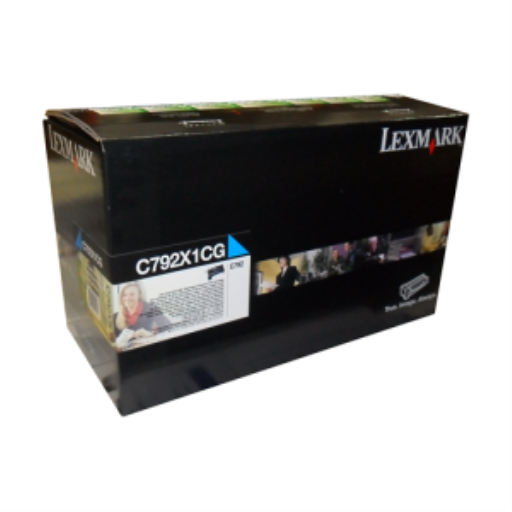 Toner Lexmark — cyan — compatible Lexmark C792, Lexmark X792, 20K pages, programme de retour, C792X1CG