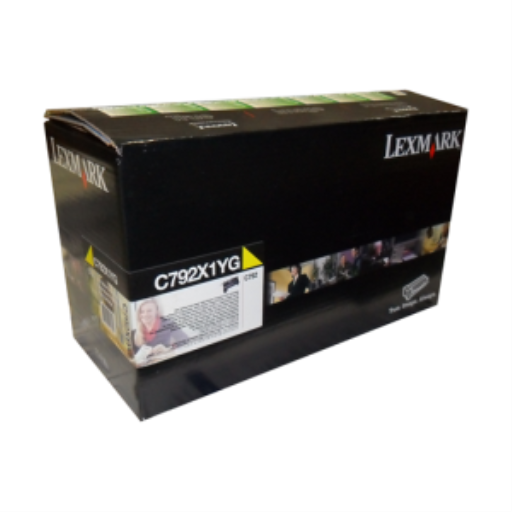 Toner Lexmark — jaune — compatible Lexmark C792, Lexmark X792, 20K pages, programme de retour, C792X1YG