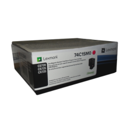Toner Lexmark — magenta — compatible Lexmark CS720, Lexmark CS725, Lexmark CX725, 7K pages, programme de retour, 74C1SM0