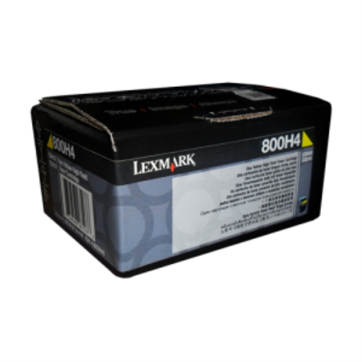 Toner Lexmark — jaune — compatible Lexmark CX410, Lexmark CX510, 3K pages, 80C0H40