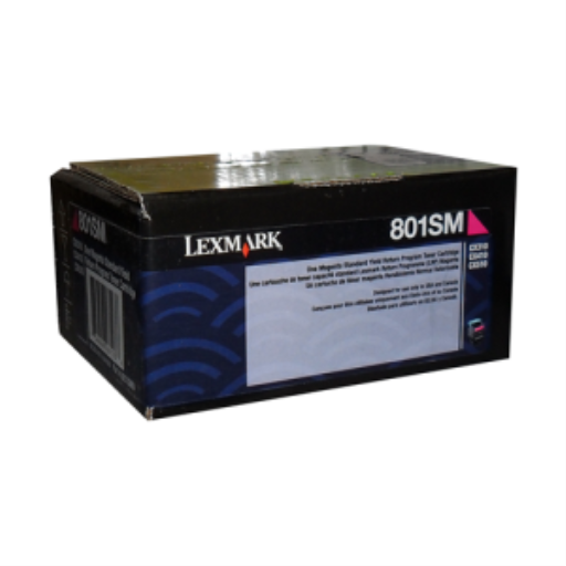 Toner Lexmark — magenta — compatible Lexmark CX310, Lexmark CX410, Lexmark CX510, 2K pages, programme de retour, 80C1SM0